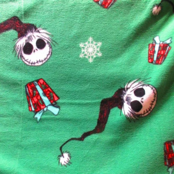 Nightmare Before Christmas Jack Skellington Santa Claus 84 x 58 Fleece Blanket